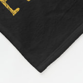 Funny Cat Shirt, It's Fine I'm Fine Everything Is  Fleece Deken (Hoek)