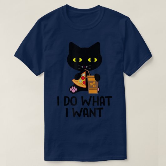 FUNNY CAT-SHIRT T-SHIRT (Design voorkant)