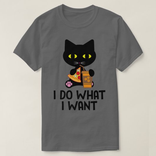 FUNNY CAT-SHIRT T-SHIRT (Design voorkant)