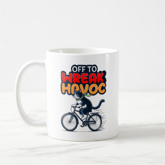 Funny Cat Shirt | Uit naar Wreck Havoc Koffiemok