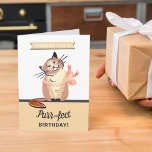 Funny Cat "Spint-effect" Elke leeftijd Verjaardag Kaart<br><div class="desc">Stuur een speciale verjaardagsgroet met deze grappige "Spint-effect" elke leeftijd verjaardagskaart. Cartoon Het eenvoudige ontwerp is voorzien van een verjaardagskat met de tekst "Wishing you a Spint-fect Birthday!". U kunt de tekst op de voorkant van de kaart eenvoudig wijzigen met behulp van het vak "Deze sjabloon personaliseren". De binnenkant van...</div>