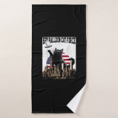 Funny Cat Spy Balloon Badhanddoek (Badhanddoek)