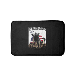 Funny Cat Spy Balloon Badmat