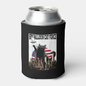 Funny Cat Spy Balloon Blikjeskoeler (Blikje Voorkant)