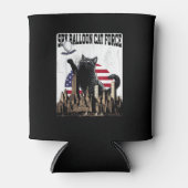 Funny Cat Spy Balloon Blikjeskoeler (Voorkant)