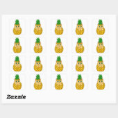 Funny Cat Squares Sticker - Cute Gift Idee (Vel)
