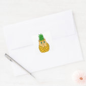 Funny Cat Squares Sticker - Cute Gift Idee (Envelop)