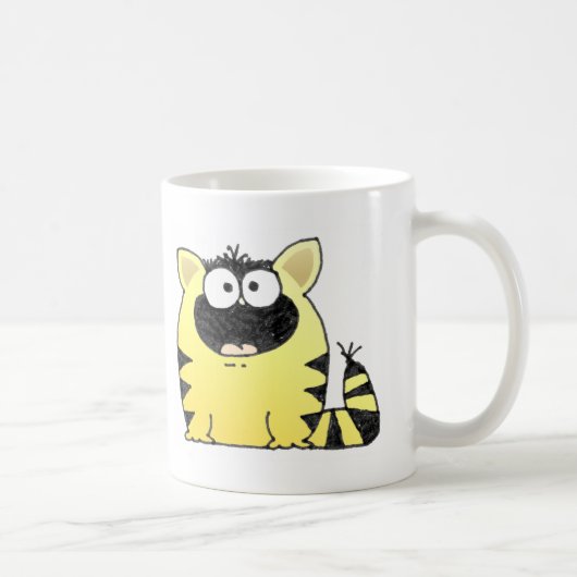 Funny Cat Surprise Koffiemok (Rechts)