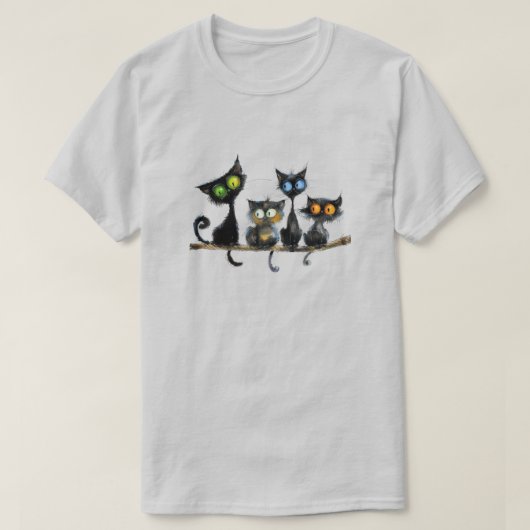 Funny Cat T-Shirt (Design voorkant)