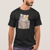 Funny cat T-shirt (Voorkant)