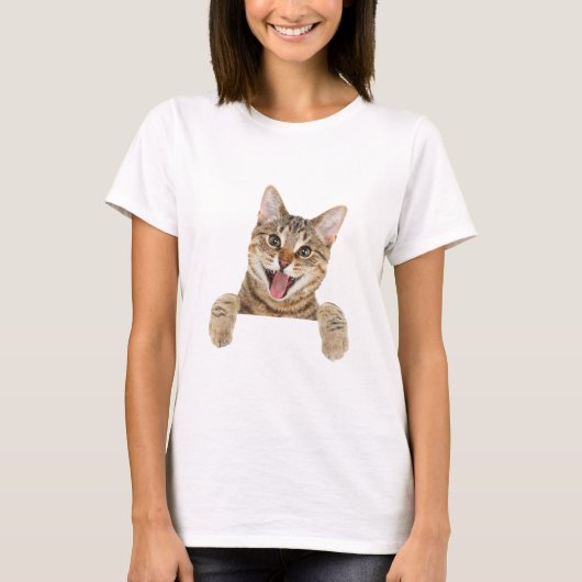 Funny cat t-shirt (Voorkant)