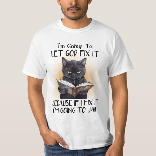 Funny Cat T-Shirt (Voorkant)