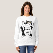 Funny cat T-shirt, Bont Mama T-shirt, katteneigena Trui (Voorkant volledig)