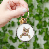 Funny cat T-Shirt Sleutelhanger (Hand)