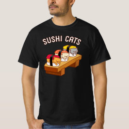 Funny Cat T-Shirt - SUSHI CATS