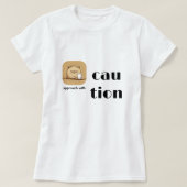 Funny Cat T-shirt voor Kattenliefhebbers | Cranky (Design voorkant)