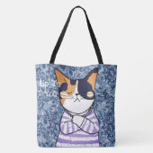 Funny Cat Tas (Achterkant)