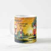 Funny Cat Teacher Retirement Mok (Voorkant links)
