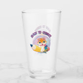 Funny Cat terug naar school Glas (Voorkant)