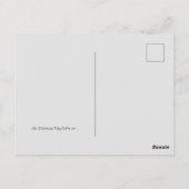 Funny Cat Text Briefkaart (Achterkant)