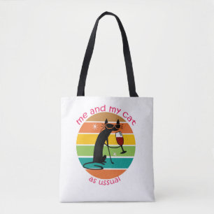 Funny Cat Tote Bag