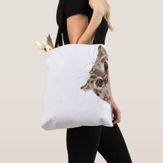 Funny Cat Tote Bag (Dichtbij)
