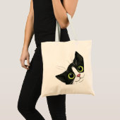 Funny Cat Tote Bag (Voorkant (product))