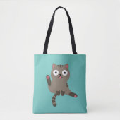 Funny Cat Tote Bag (Voorkant)