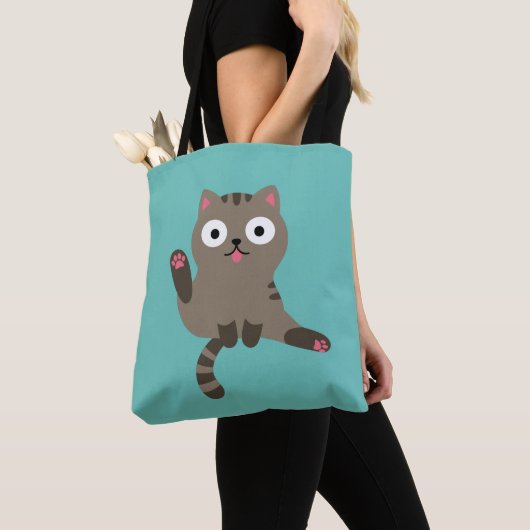 Funny Cat Tote Bag (Dichtbij)