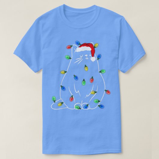 Funny Cat Tree kerstlamsjes Pajama Vrouwen T-shirt (Design voorkant)