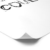 Funny Cat Typography Tongue Twister Poster (Hoek)