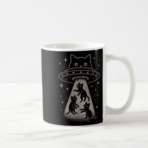 Funny Cat Ufo Schattige Kat Ruimteschip Alien Aes Koffiemok