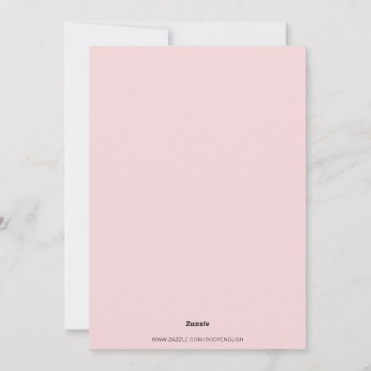 Funny Cat Valentijn Feestdagenkaart (Achterkant)