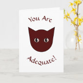 Funny Cat Valentijnsdag Card Kaart (Gele Bloem)