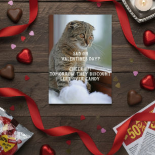 Funny Cat Valentijnsdag Meme Single