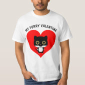 Funny Cat Valentijnsdag T-shirts (Voorkant)