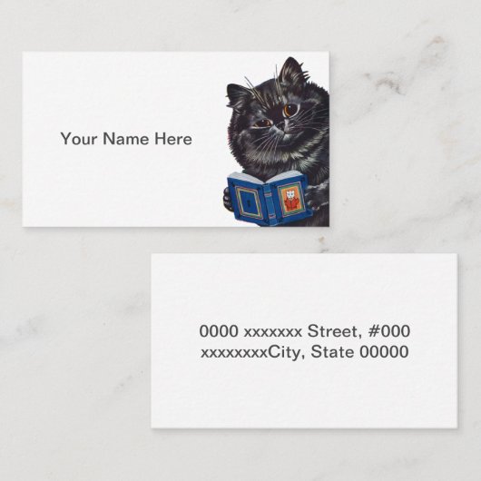 Funny Cat Visitekaartje (Voorkant / Achterkant)