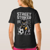 Funny Cat Voetbalshirt Geschenk T-shirt (Achterkant)