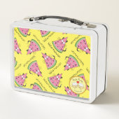 Funny Cat Watermelon Cute Kinder (Achterkant)