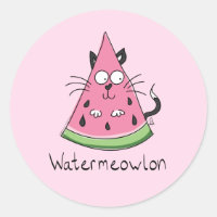 Funny Cat Watermelon Cute Kinder
