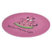 Funny Cat Watermelon Cute Kinder Snijplank (Hoek)