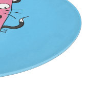 Funny Cat Watermelon Cute Kinder Snijplank (Hoek)