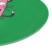Funny Cat Watermelon Cute Kinder Snijplank (Hoek)