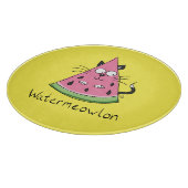Funny Cat Watermelon Cute Kinder Snijplank (Hoek)