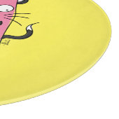 Funny Cat Watermelon Cute Kinder Snijplank (Hoek)