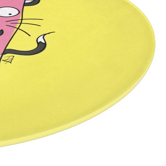 Funny Cat Watermelon Cute Kinder Snijplank (Hoek)