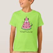 Funny Cat Watermelon Cute Kinder T-shirt (Voorkant)