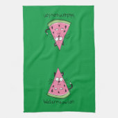 Funny Cat Watermelon Cute Kinder Theedoek (Verticaal)