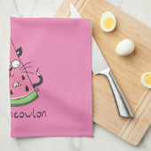 Funny Cat Watermelon Cute Kinder Theedoek (Quarter Fold)