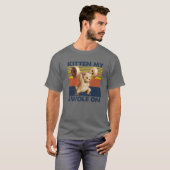 Funny  Cat Weight Kitten Mijn Mam T-shirt (Voorkant volledig)